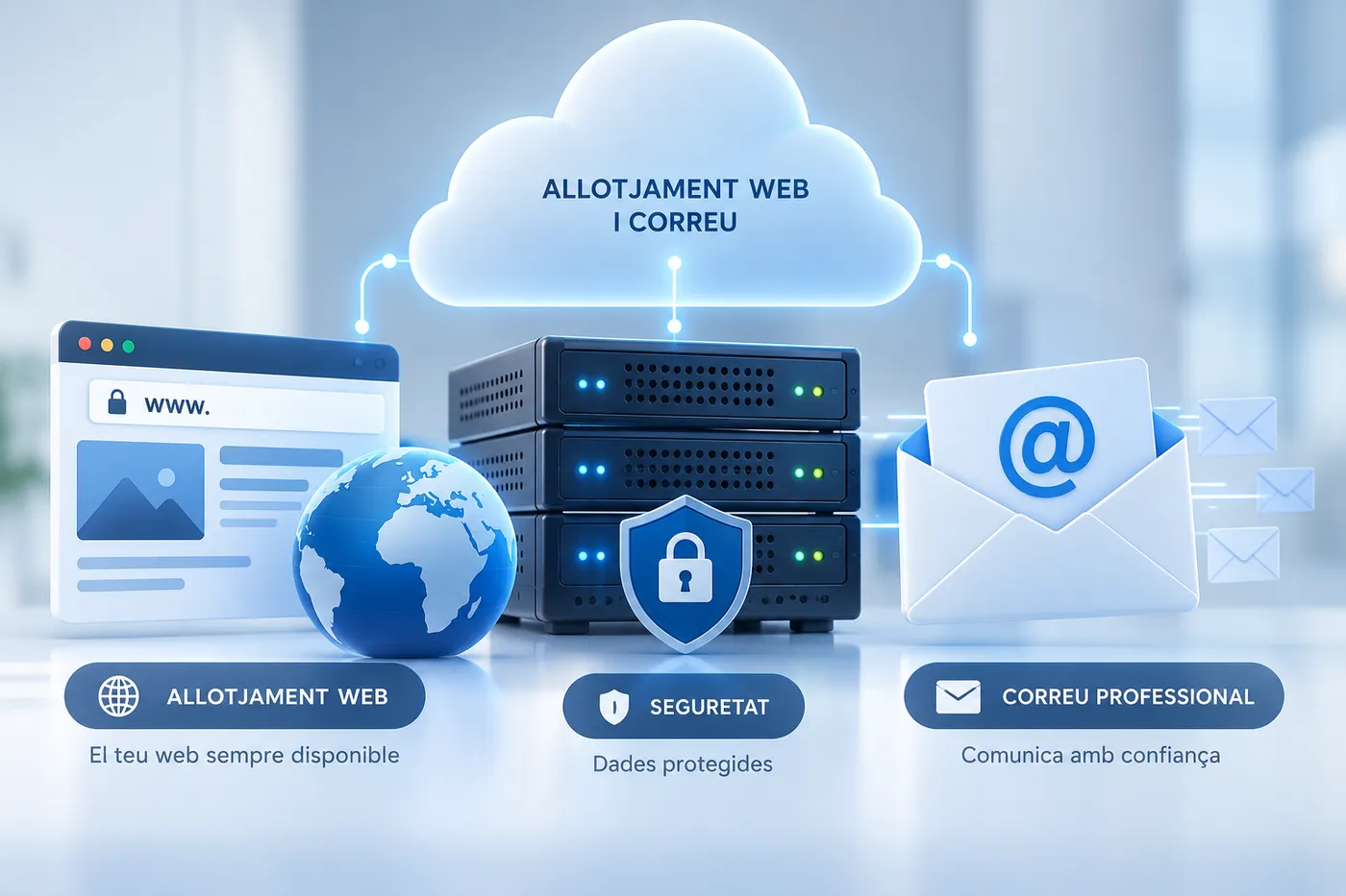 Alojamiento web y correo electrónico